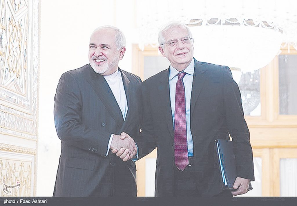 EU Top Diplomat in Tehran to De-Escalate Tensions EU Top Diplomat in Tehran to De-Escalate Tensions