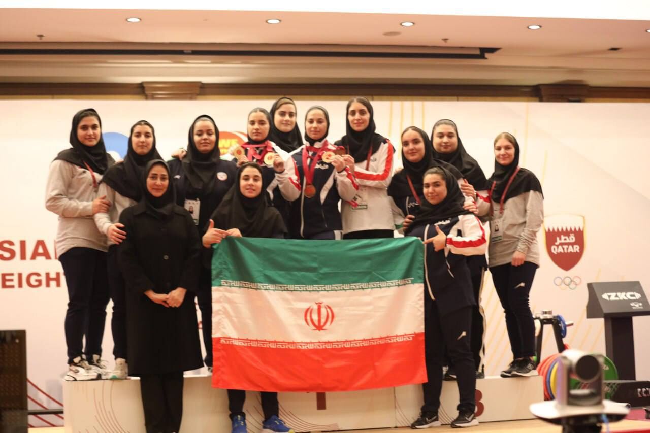 Iranian girls win colorful medals at 2024 Asian weightlifting c’ships