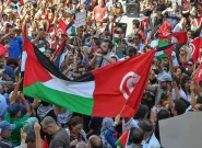 Tunisians stage rally in support of Gazans