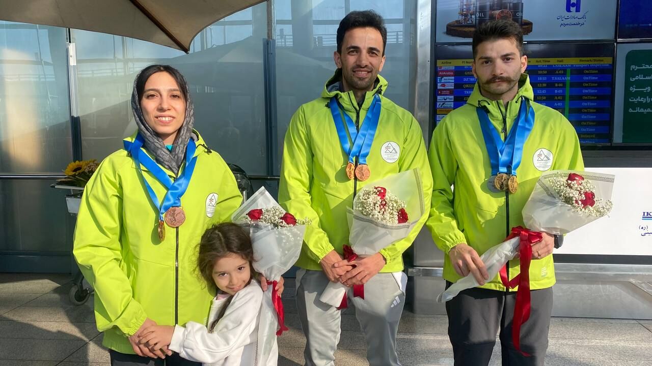 Iran ice climbing team finishes as runner-up at Asian Championships